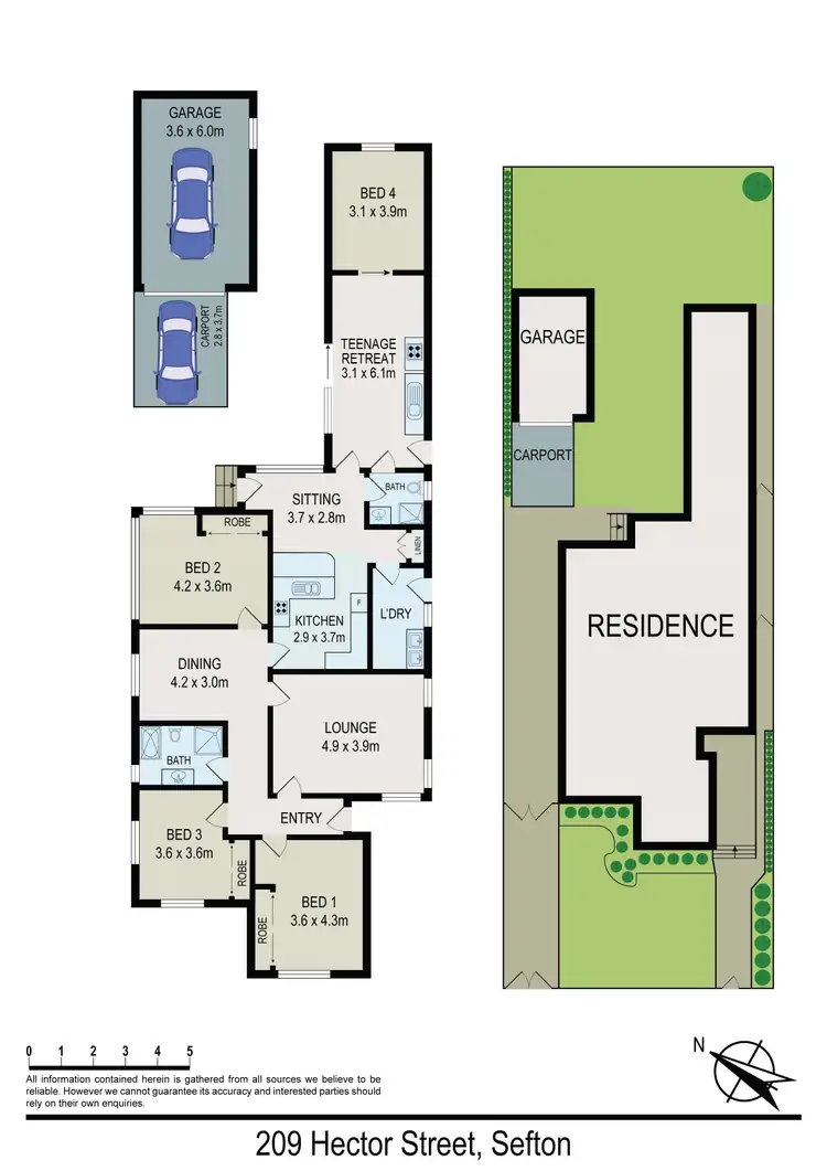 Floorplan of Homely house listing, 209 Hector Street, Sefton NSW 2162
