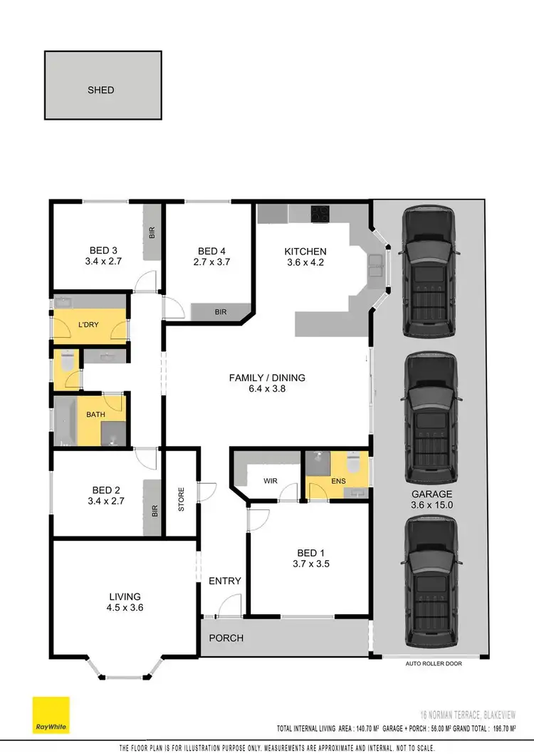 Floorplan of Homely house listing, 16 Norman Terrace, Blakeview SA 5114