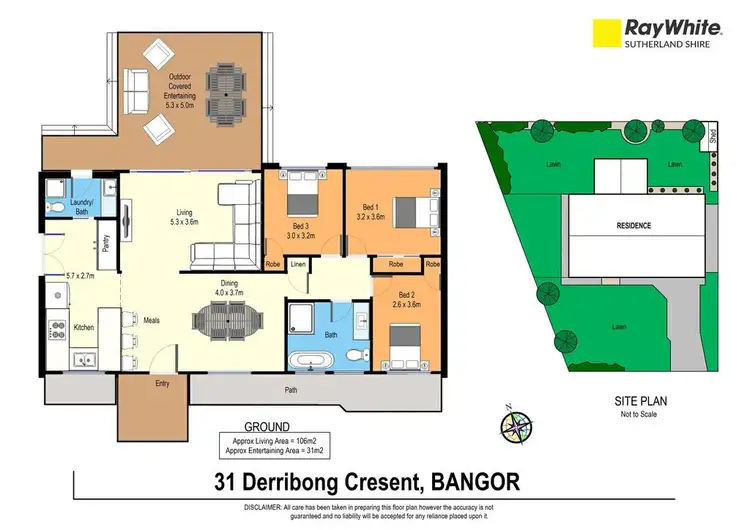 Floorplan of Homely house listing, 31 Derribong Crescent, Bangor NSW 2234