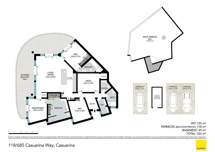 Floorplan of Homely apartment listing, 118/685-707 Casuarina Way, Casuarina NSW 2487