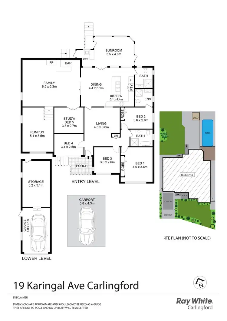 Floorplan of Homely house listing, 19 Karingal Avenue, Carlingford NSW 2118