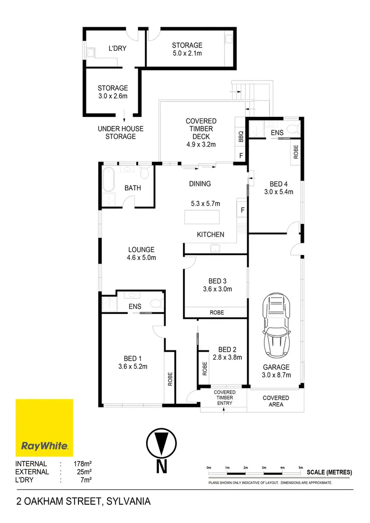 Floorplan of Homely house listing, 2 Oakham Street, Sylvania NSW 2224