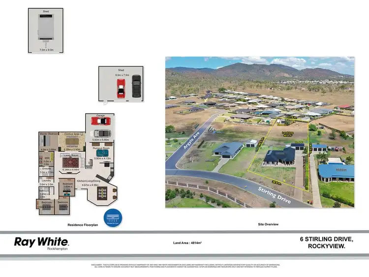 Floorplan of Homely house listing, 6 Stirling Drive, Rockyview QLD 4701
