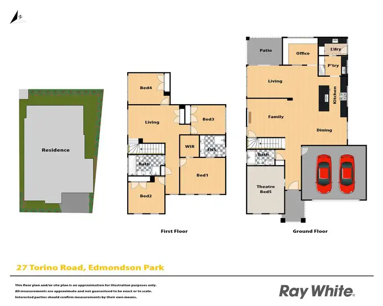 Floorplan of Homely house listing, 27 Torino Road, Edmondson Park NSW 2174