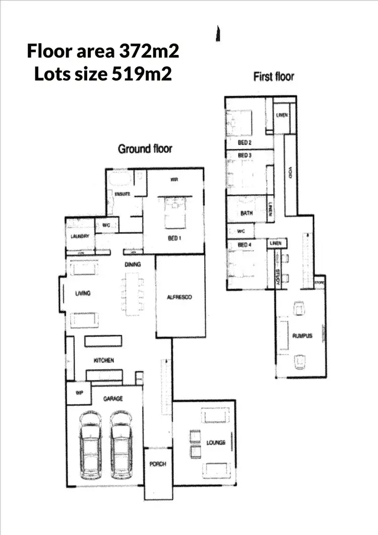 Floorplan of Homely house listing, 22 Sovereign Drive, Thrumster NSW 2444