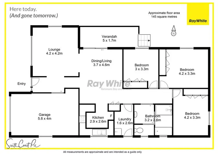 Floorplan of Homely house listing, 8b Lisa Place, Sunshine Bay NSW 2536