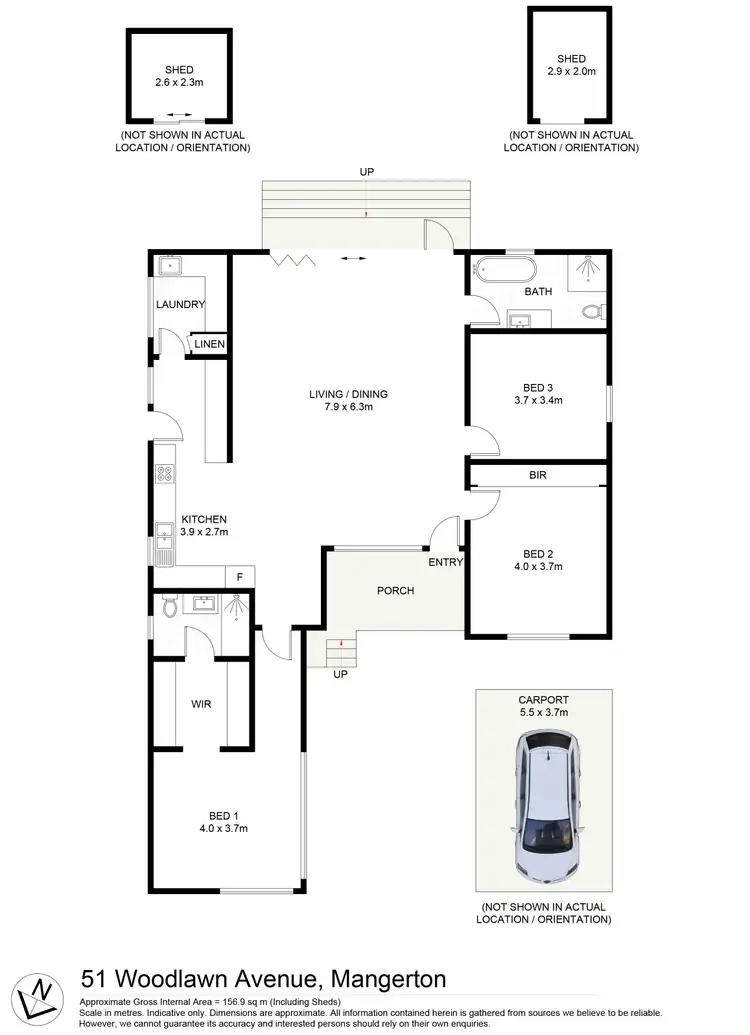 Floorplan of Homely house listing, 51 Woodlawn Avenue, Mangerton NSW 2500