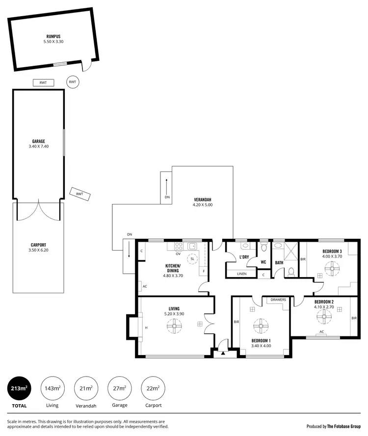 Floorplan of Homely house listing, 180 Shepherds Hill Road, Bellevue Heights SA 5050
