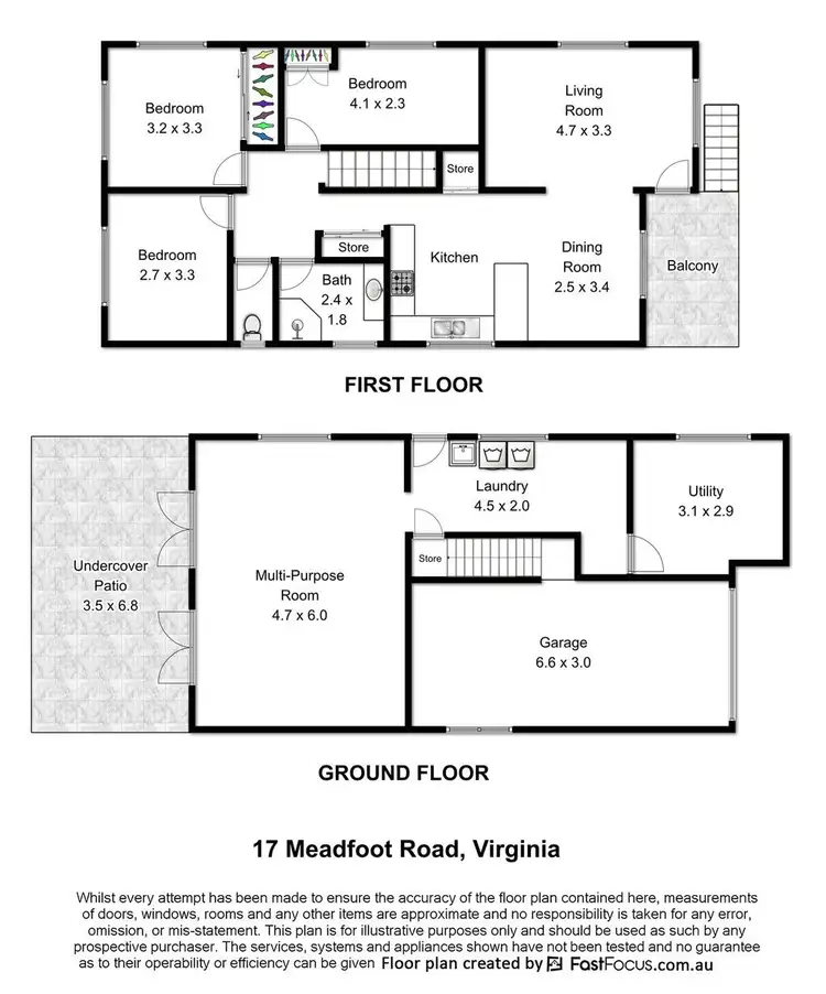 Floorplan of Homely house listing, 17 Meadfoot Road, Virginia QLD 4014