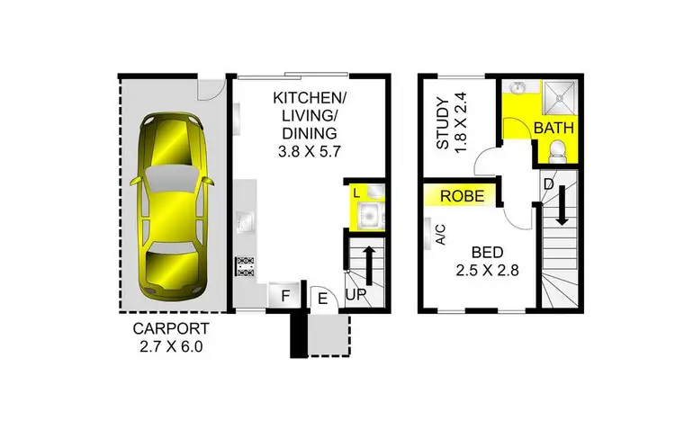 Floorplan of Homely house listing, 3/67 Station Street, Norlane VIC 3214