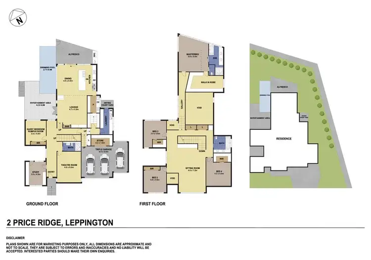 Floorplan of Homely house listing, 2 Price Ridge, Leppington NSW 2179