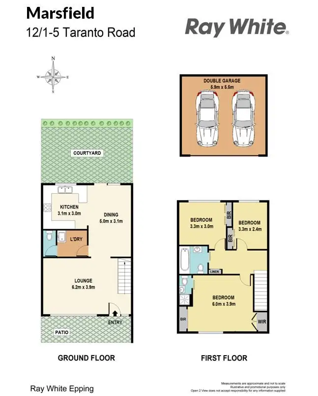 Floorplan of Homely townhouse listing, 12/1-5 Taranto Road, Marsfield NSW 2122