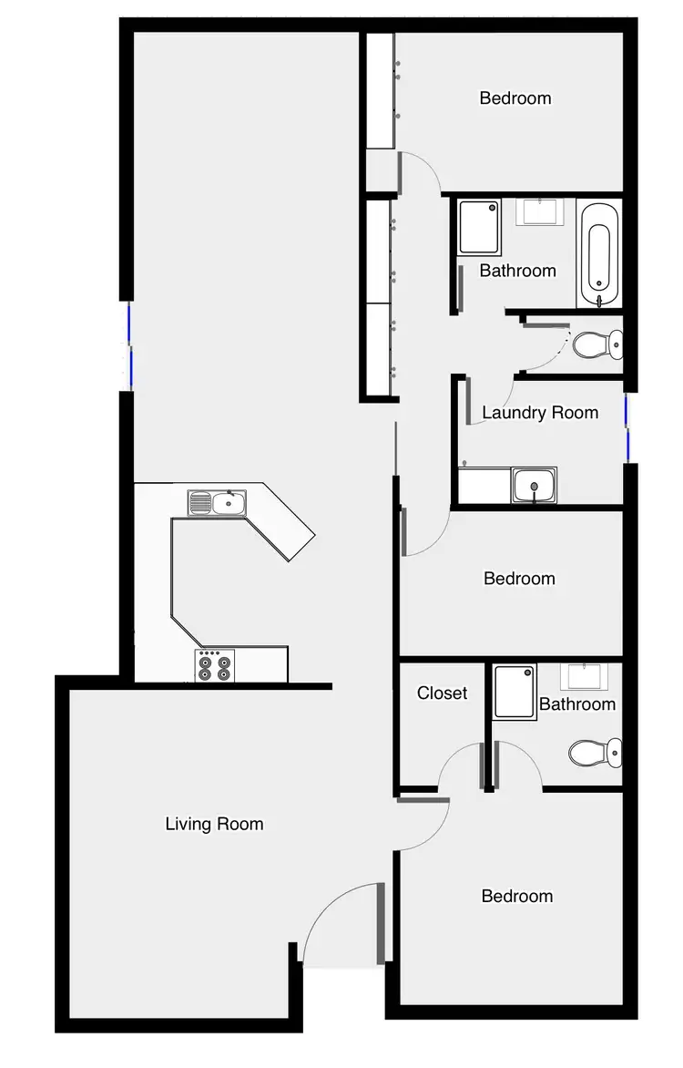 Floorplan of Homely house listing, 19 Olympic Way, Mildura VIC 3500