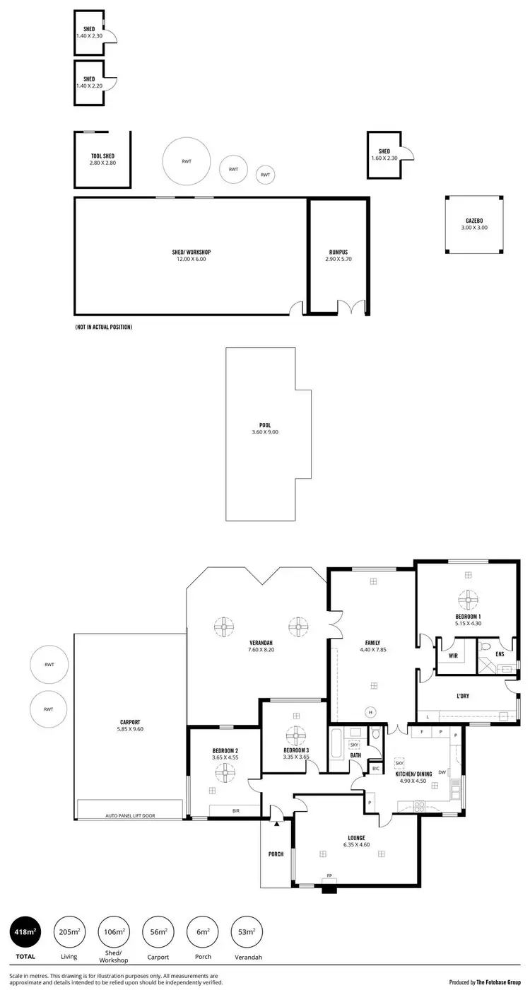 Floorplan of Homely house listing, 11 ASHBOURNE Road, Strathalbyn SA 5255