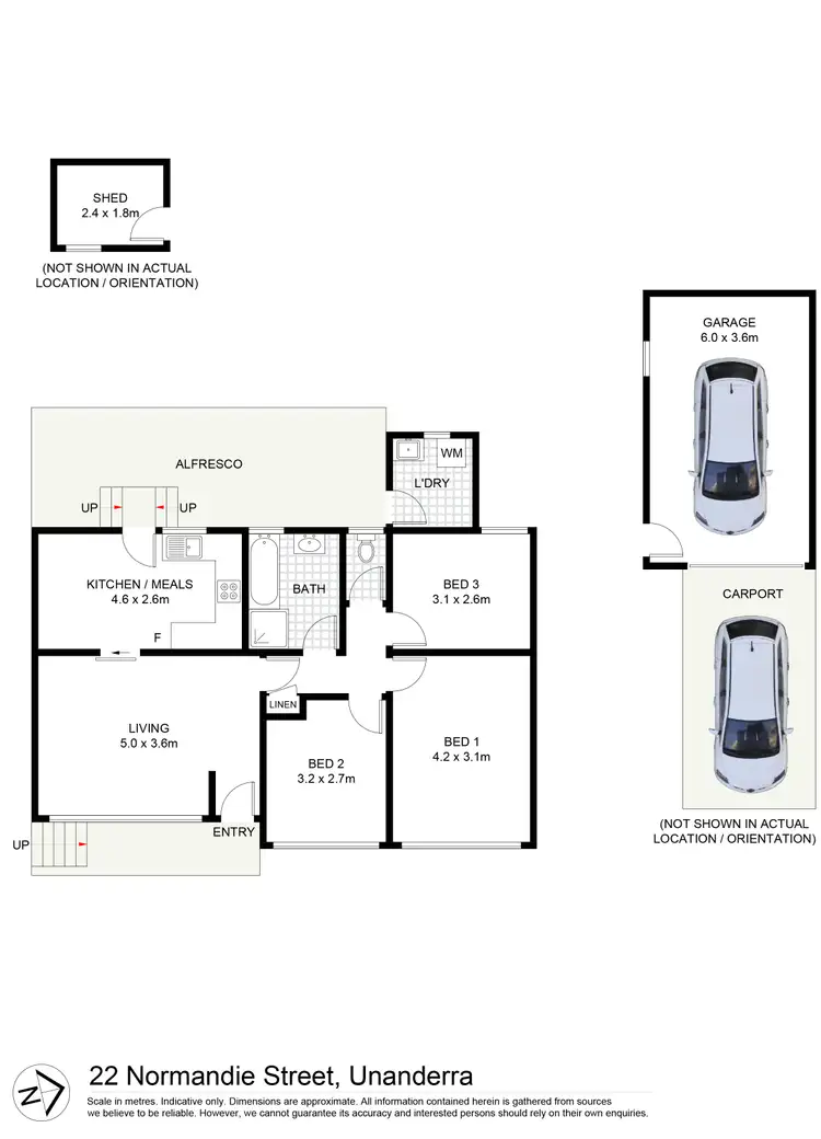 Floorplan of Homely house listing, 22 Normandie Place, Unanderra NSW 2526