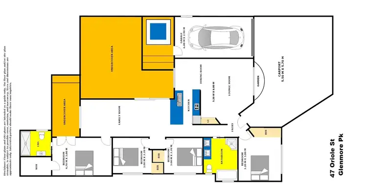 Floorplan of Homely house listing, 47 Oriole Street, Glenmore Park NSW 2745