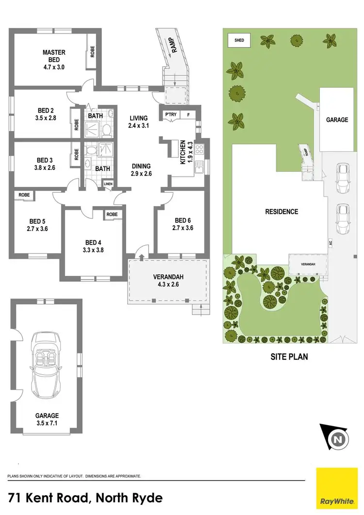 Floorplan of Homely house listing, 71 Kent Road, North Ryde NSW 2113