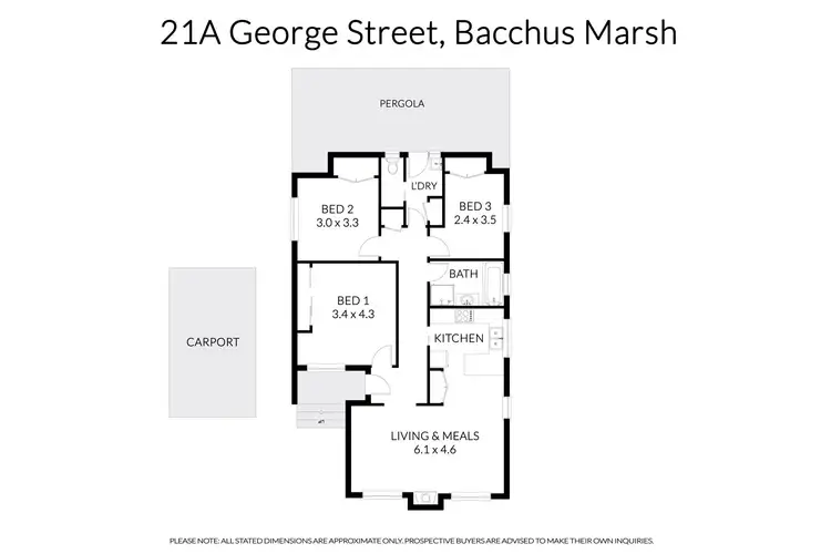Floorplan of Homely house listing, 21A George Street, Bacchus Marsh VIC 3340