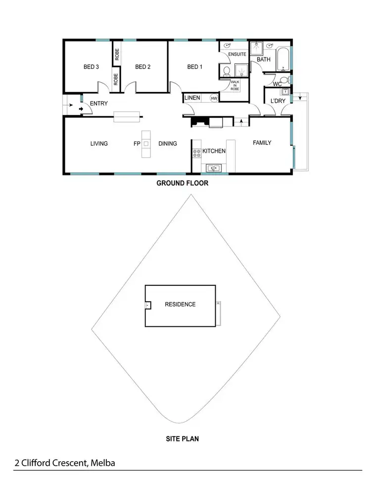 Floorplan of Homely house listing, 2 Clifford Crescent, Melba ACT 2615