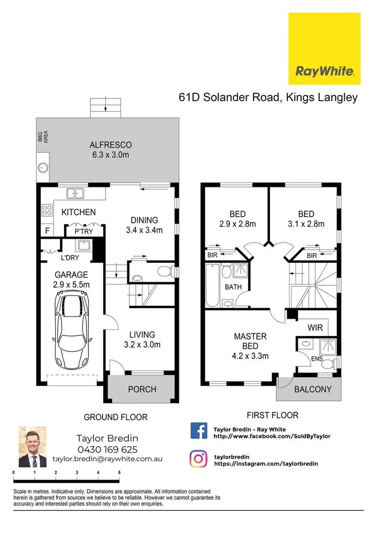 Floorplan of Homely house listing, 61D Solander Road, Kings Langley NSW 2147