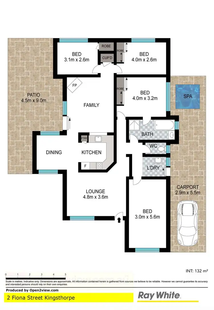 Floorplan of Homely house listing, 2 Fiona Street, Kingsthorpe QLD 4400