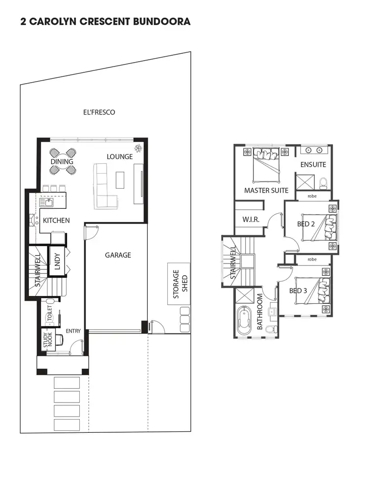 Floorplan of Homely land listing, 2A Carolyn Crescent, Bundoora VIC 3083