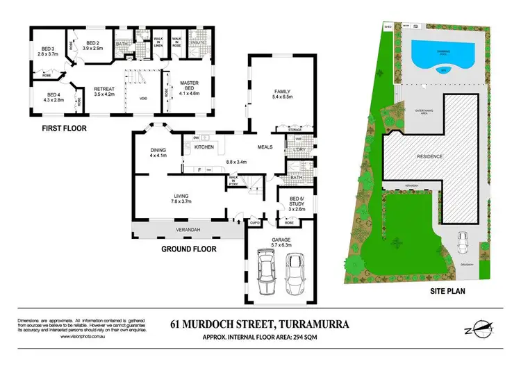 Floorplan of Homely house listing, 61 Murdoch Street, Turramurra NSW 2074