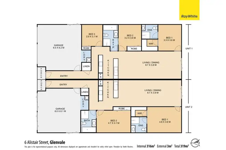 Floorplan of Homely unit listing, 6 Alistair Street, Glenvale QLD 4350