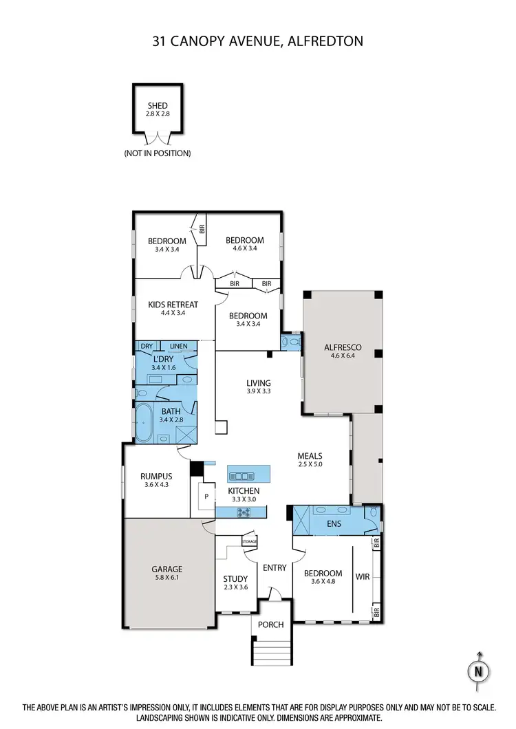 Floorplan of Homely house listing, 31 Canopy Avenue, Alfredton VIC 3350