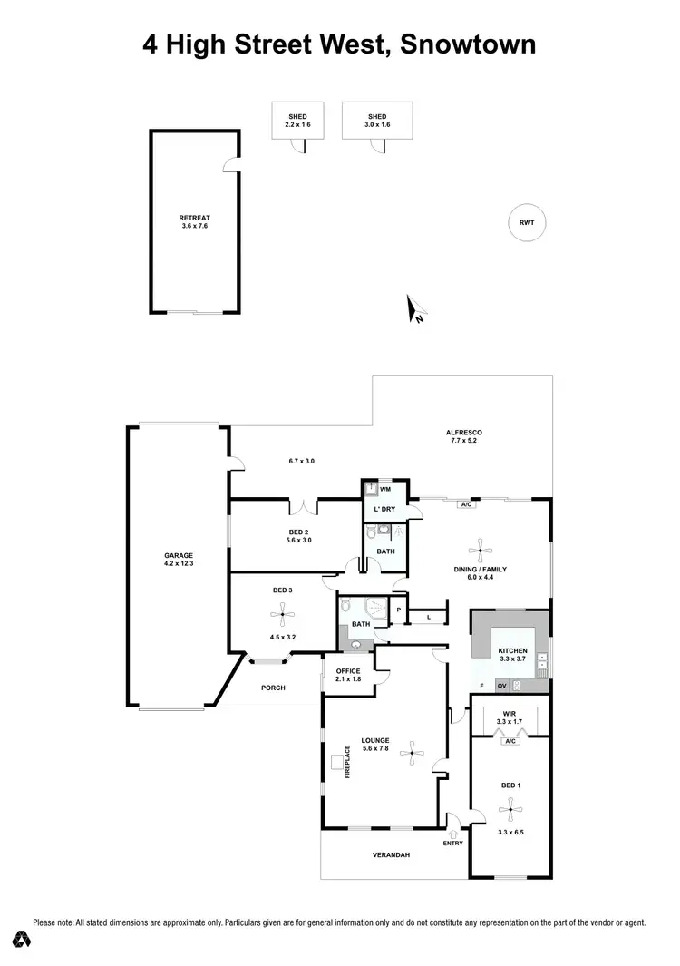 Floorplan of Homely house listing, 4 High Street West, Snowtown SA 5520