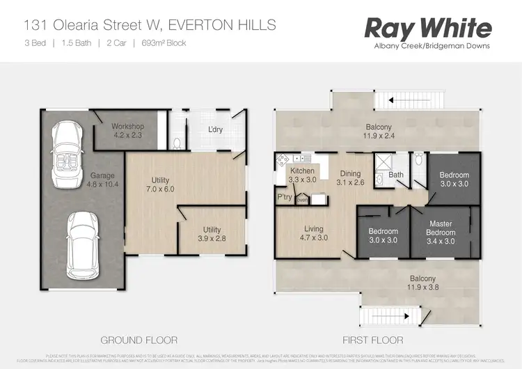Floorplan of Homely house listing, 131 Olearia Street West, Everton Hills QLD 4053