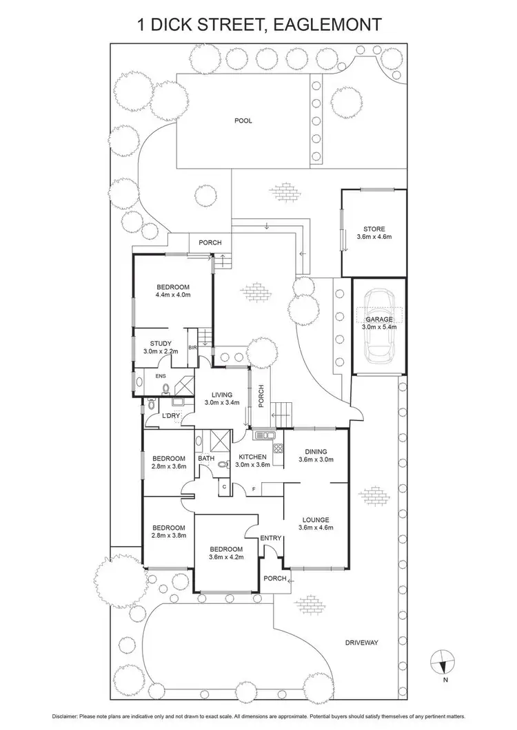 Floorplan of Homely house listing, 1 Dick Street, Eaglemont VIC 3084