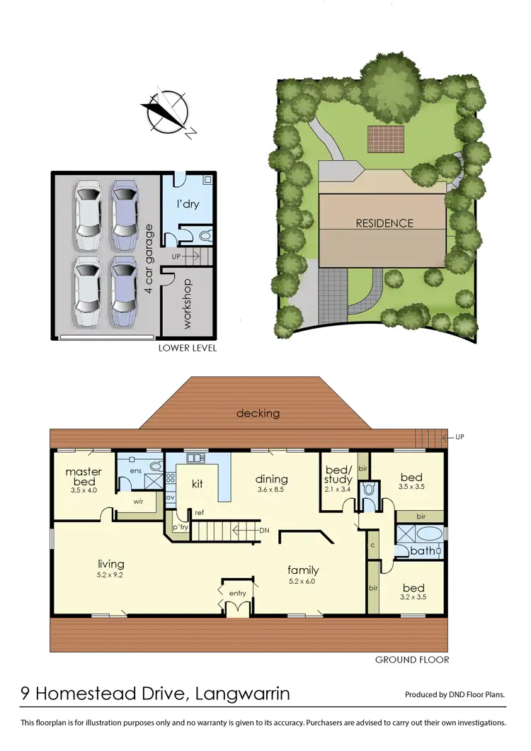 Floorplan of Homely house listing, 9 Homestead Road, Langwarrin VIC 3910