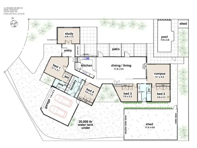 Floorplan of Homely house listing, 11 Village Court, Mansfield VIC 3722