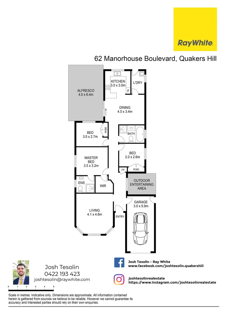 Floorplan of Homely house listing, 62 Manorhouse Boulevard, Quakers Hill NSW 2763