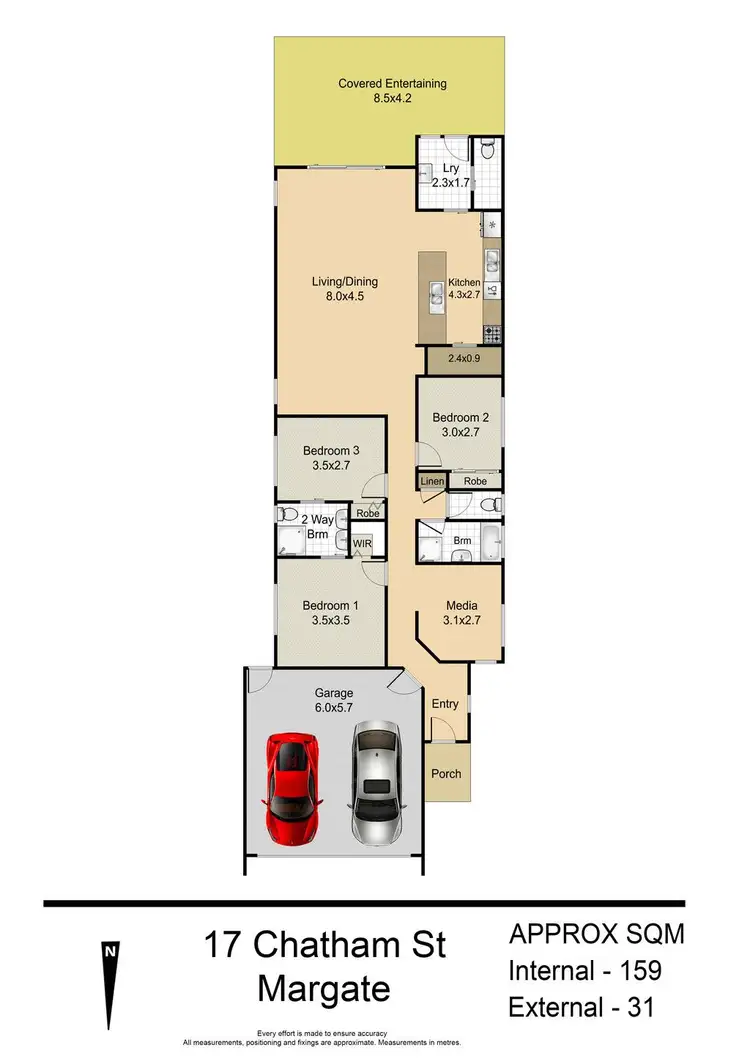 Floorplan of Homely house listing, 17 Chatham Street, Margate QLD 4019