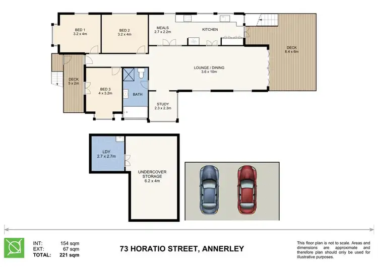 Floorplan of Homely house listing, 73 Horatio Street, Annerley QLD 4103