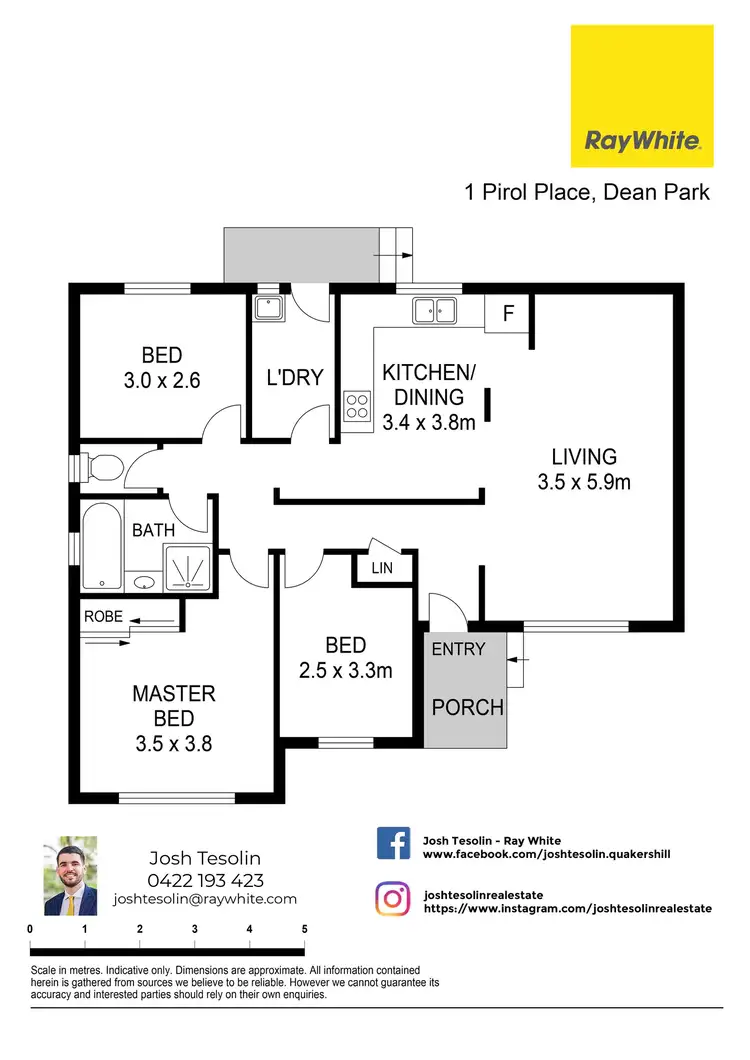Floorplan of Homely house listing, 1 Pirol Place, Dean Park NSW 2761
