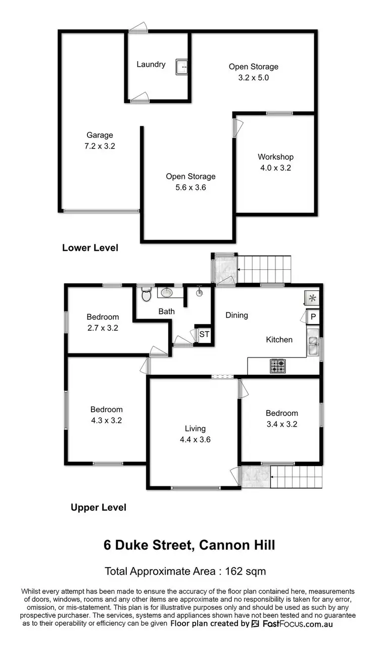 Floorplan of Homely house listing, 6 Duke Street, Cannon Hill QLD 4170