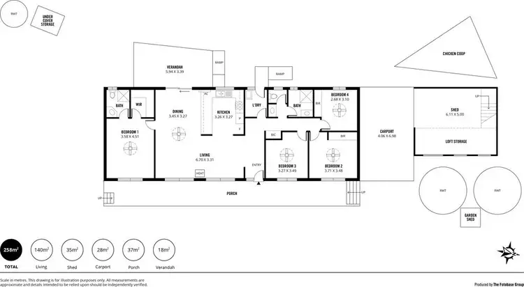 Floorplan of Homely house listing, 4 Wirrinilla Drive, Macclesfield SA 5153