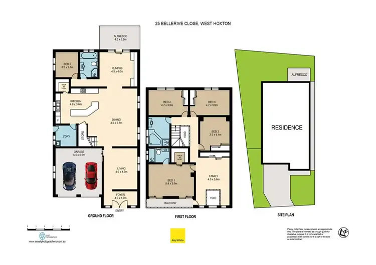 Floorplan of Homely house listing, 25 Bellerive Close, West Hoxton NSW 2171