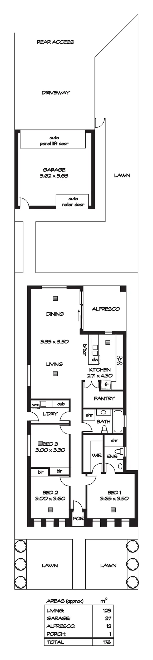 Floorplan of Homely house listing, 2C Hepburn Street, Broadview SA 5083