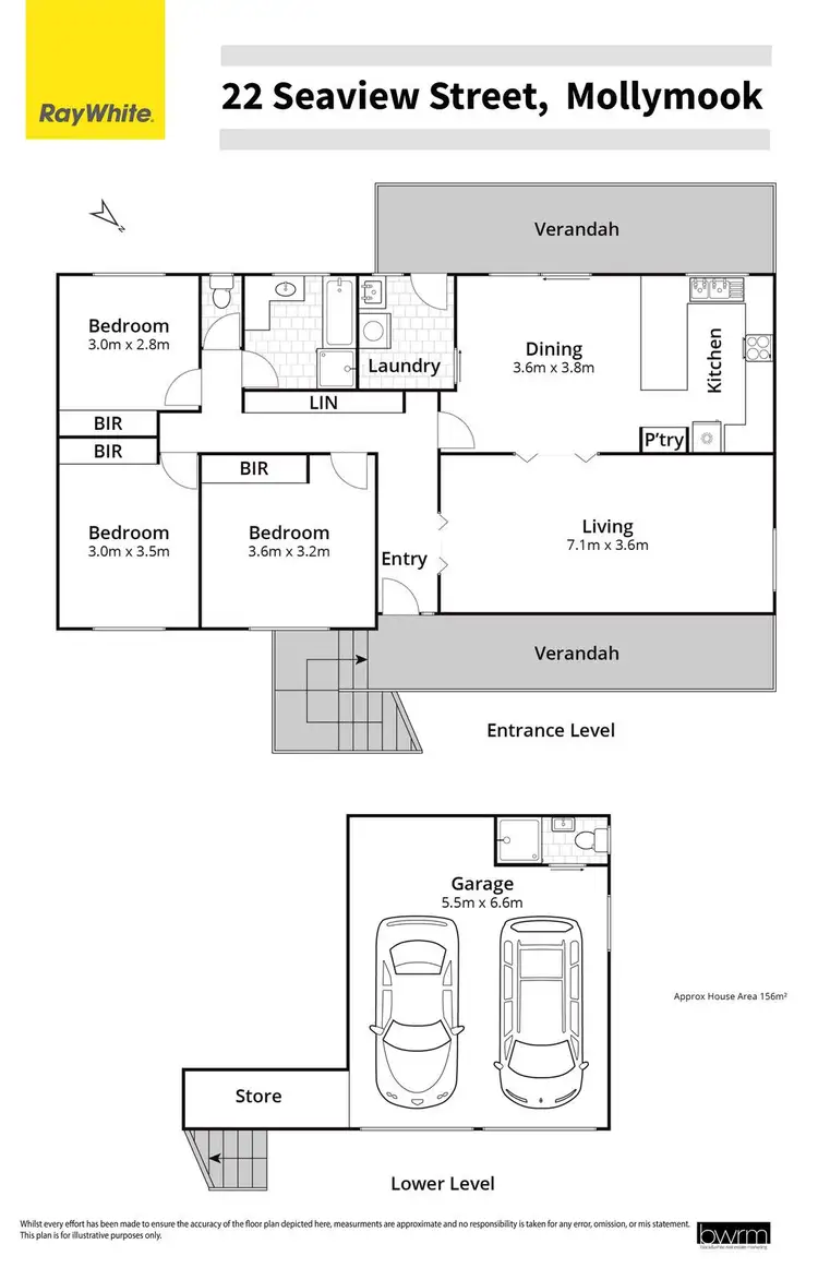 Floorplan of Homely house listing, 22 Seaview Street, Mollymook NSW 2539