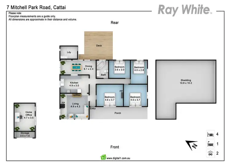 Floorplan of Homely house listing, 7 Mitchell Park Road, Cattai NSW 2756