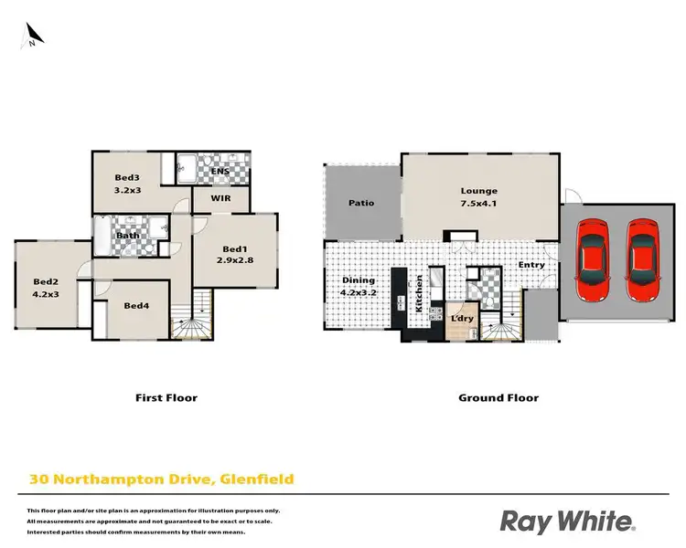 Floorplan of Homely house listing, 30 Northampton Drive, Glenfield NSW 2167
