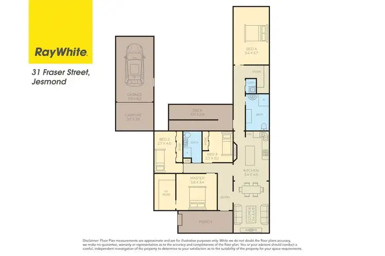 Floorplan of Homely house listing, 31 Fraser Street, Jesmond NSW 2299