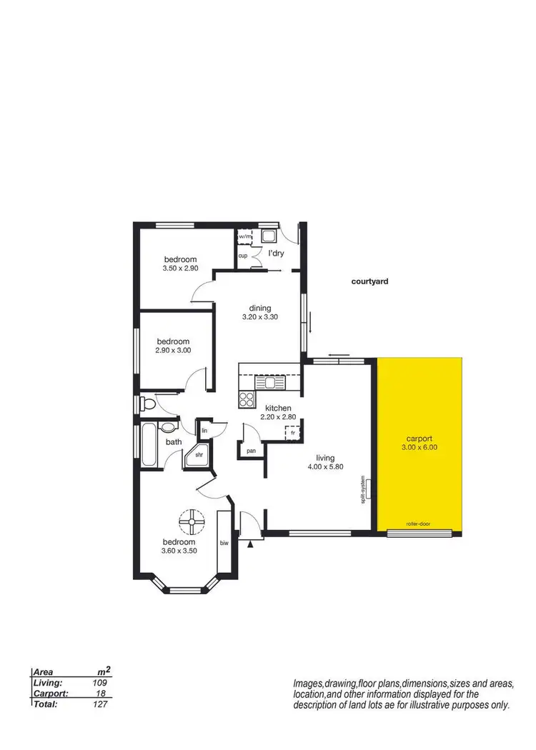 Floorplan of Homely house listing, 1/45 Pimpala Road, Old Reynella SA 5161