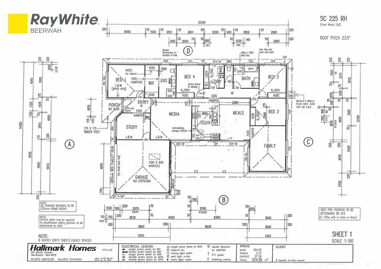 Floorplan of Homely house listing, 23 Pineview Drive, Beerwah QLD 4519