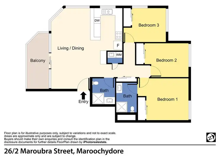 Floorplan of Homely unit listing, 26/2 Maroubra Street, Maroochydore QLD 4558