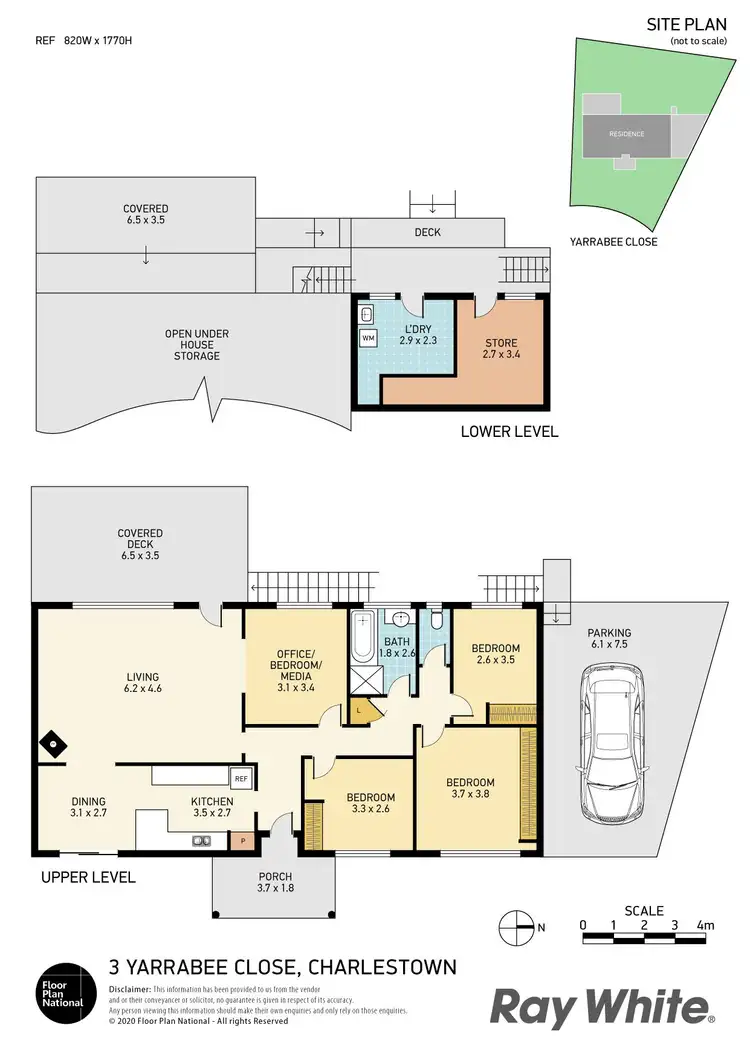 Floorplan of Homely house listing, 3 Yarrabee Close, Charlestown NSW 2290